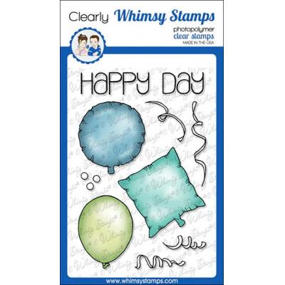 Whimsy Stamps Barbara Sproatmeyer Clear Stamps - Happy Day Balloons